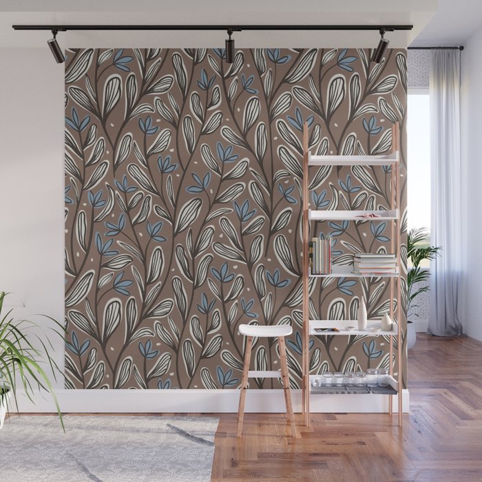 Autumn Florals #1 Wall Mural Gallery Image 1