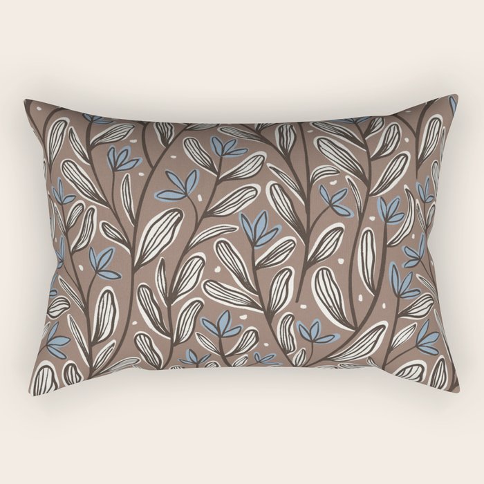 Autumn Florals #1 Rectangular Pillow Gallery Image 2