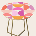 Mid Century Modern Shapes - Pink Side Table Gallery Image 2
