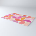 Mid Century Modern Shapes - Pink Rug Gallery Image 3