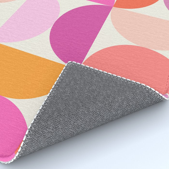 Mid Century Modern Shapes - Pink Rug Gallery Image 4