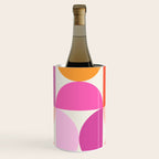 Mid Century Modern Shapes - Pink Wine Chiller Gallery Image 1