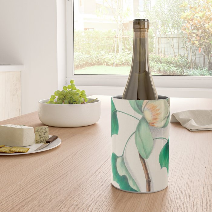 Tulip-tree blossom by Clarissa Munger Badger, 1859 (benefitting The Nature Conservancy) Wine Chiller Gallery Image 4