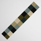 Bold Earthy Checks Pattern - Large IV Table Runner Gallery Image 3
