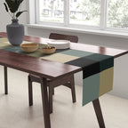 Bold Earthy Checks Pattern - Large IV Table Runner Gallery Image 2