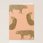 sunset leopards Stationery Card Gallery Image 2
