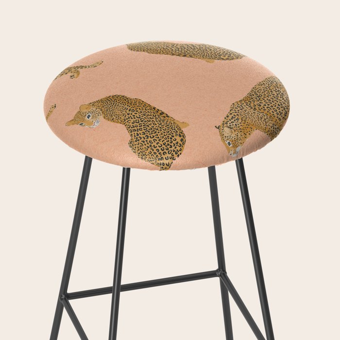 sunset leopards Stool Gallery Image 2