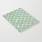 Bows & Ribbons Pattern XXVII Sage Green Notebook Gallery Image 2