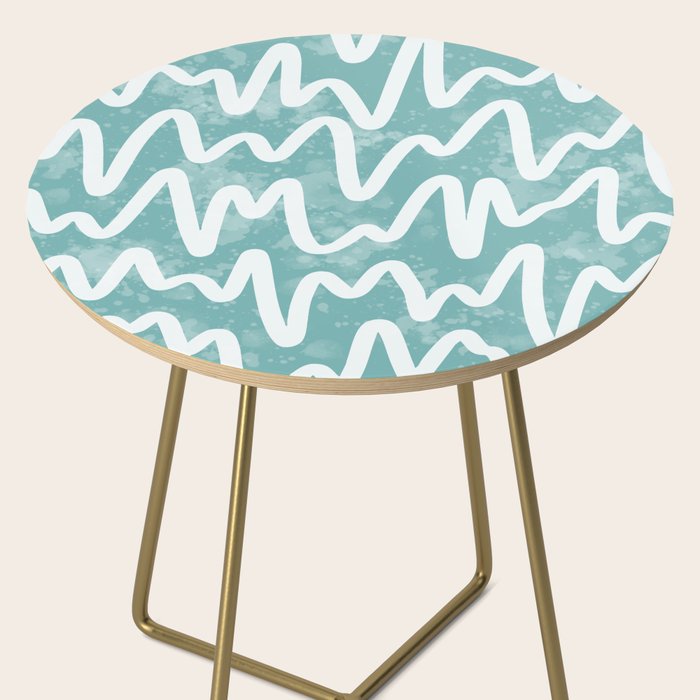 Squiggles . Turquoise Side Table Gallery Image 2
