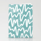 Squiggles . Turquoise Stationery Card Gallery Image 2