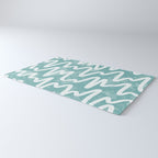 Squiggles . Turquoise Rug Gallery Image 3
