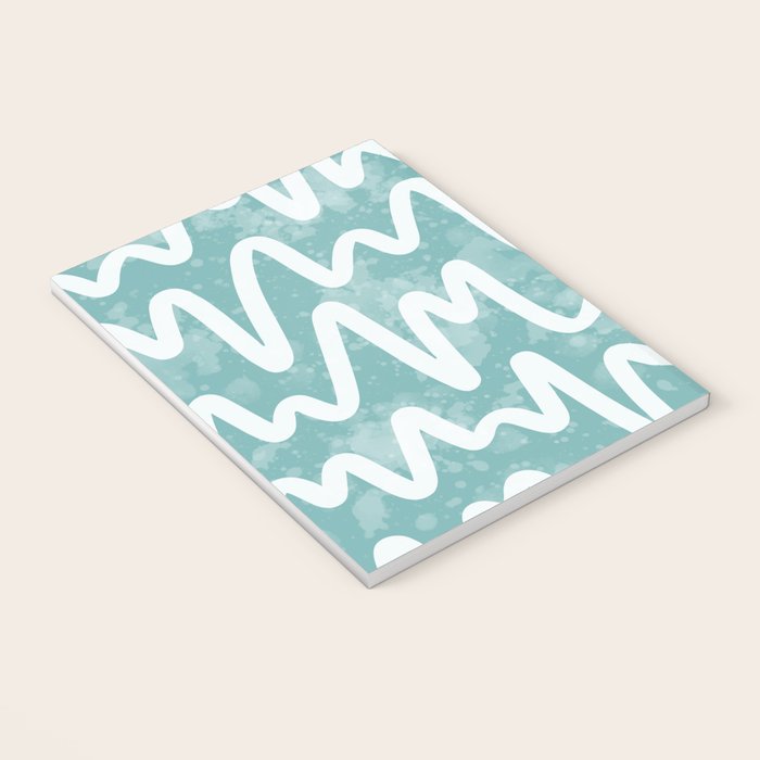 Squiggles . Turquoise Notebook Gallery Image 3