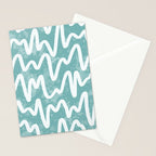 Squiggles . Turquoise Stationery Card Gallery Image 2