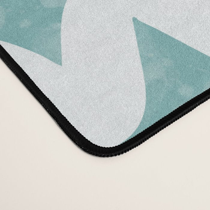 Squiggles . Turquoise Desk Mat Gallery Image 4