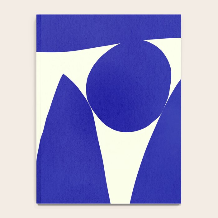 Abstract-botanical 17 blue Notebook Gallery Image 4
