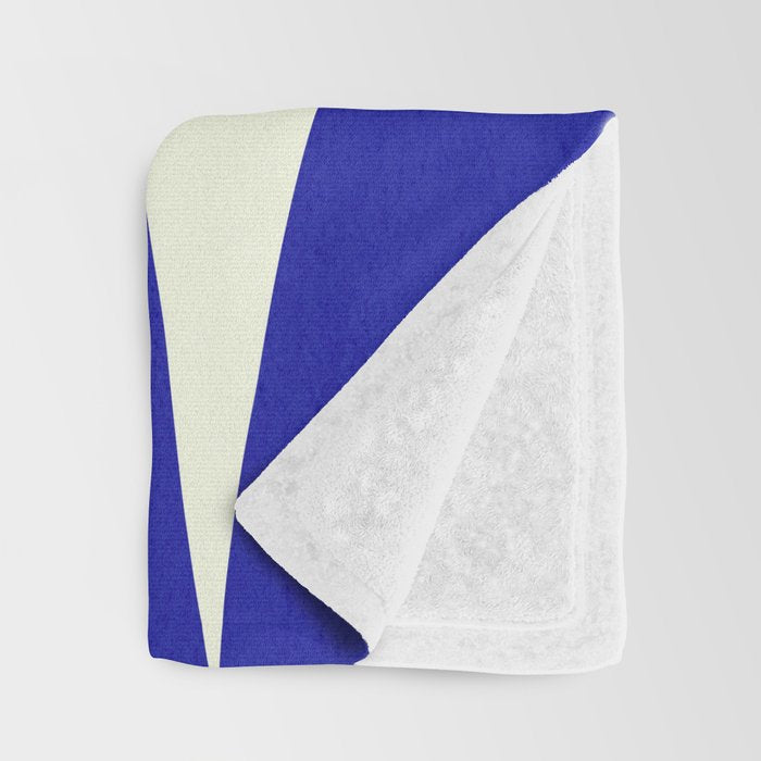 Abstract-botanical 17 blue Throw Blanket Gallery Image 3