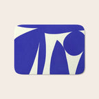 Abstract-botanical 17 blue Bath Mat Gallery Image 1