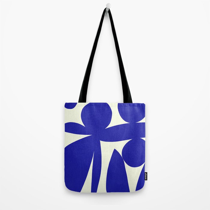 Abstract-botanical 17 blue Tote Bag Gallery Image 2