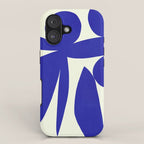 Abstract-botanical 17 blue iPhone Case Gallery Image 1