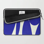 Abstract-botanical 17 blue Laptop Sleeve Gallery Image 2