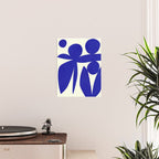 Abstract-botanical 17 blue Poster Gallery Image 2