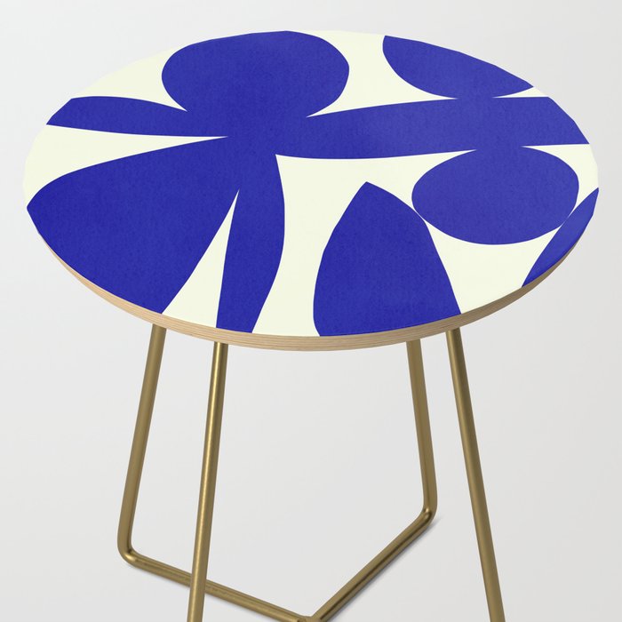 Abstract-botanical 17 blue Side Table Gallery Image 2