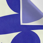Abstract-botanical 17 blue Wall Tapestry Gallery Image 3