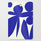 Abstract-botanical 17 blue Cutting Board Gallery Image 1
