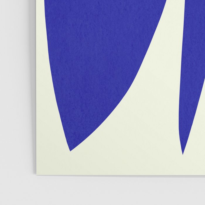 Abstract-botanical 17 blue Poster Gallery Image 3