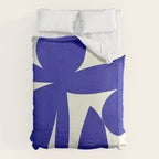 Abstract-botanical 17 blue Duvet Cover Gallery Image 6