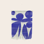 Abstract-botanical 17 blue Wall Hanging Gallery Image 1