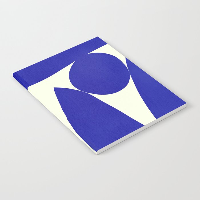 Abstract-botanical 17 blue Notebook Gallery Image 2