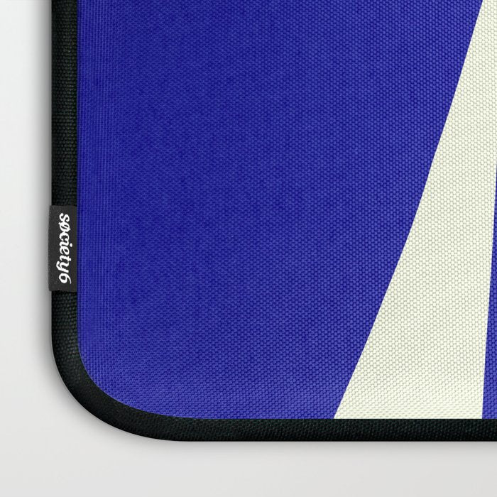 Abstract-botanical 17 blue Laptop Sleeve Gallery Image 3