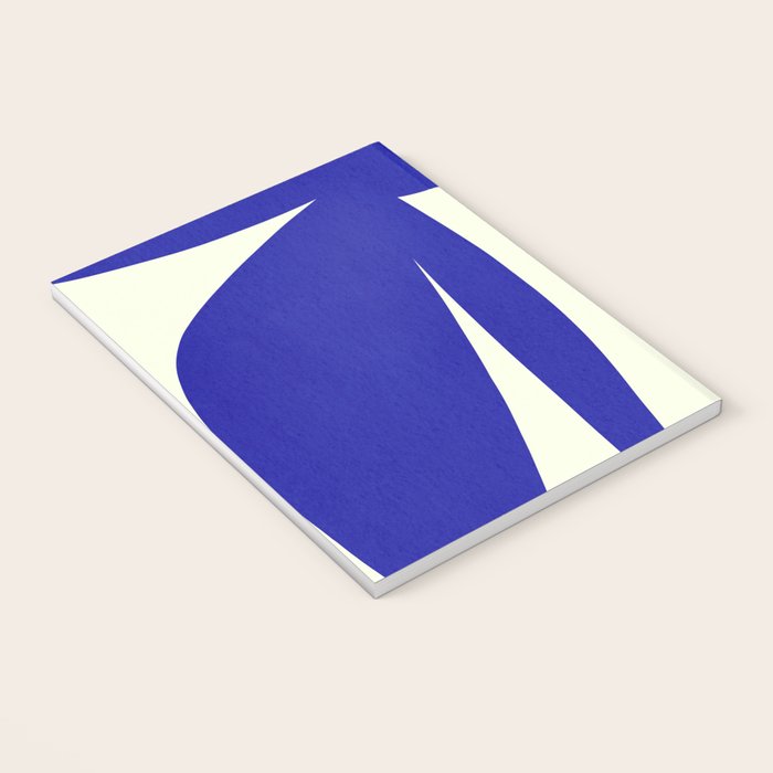 Abstract-botanical 17 blue Notebook Gallery Image 3