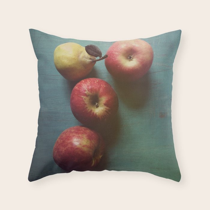 Autumn Apples Throw Pillow Gallery Image 6