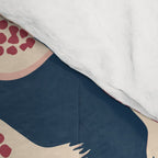 Pomegranate Fruit Navy Blue Comforter Gallery Image 4