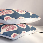 Pomegranate Fruit Navy Blue Pillow Sham Gallery Image 3