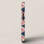 Pomegranate Fruit Navy Blue iPhone Case Gallery Image 2
