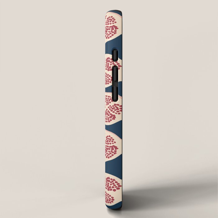 Pomegranate Fruit Navy Blue iPhone Case Gallery Image 2