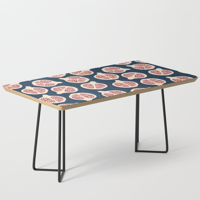 Pomegranate Fruit Navy Blue Coffee Table Gallery Image 1