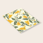 Yellow Bright Flower Pattern Notebook Gallery Image 2