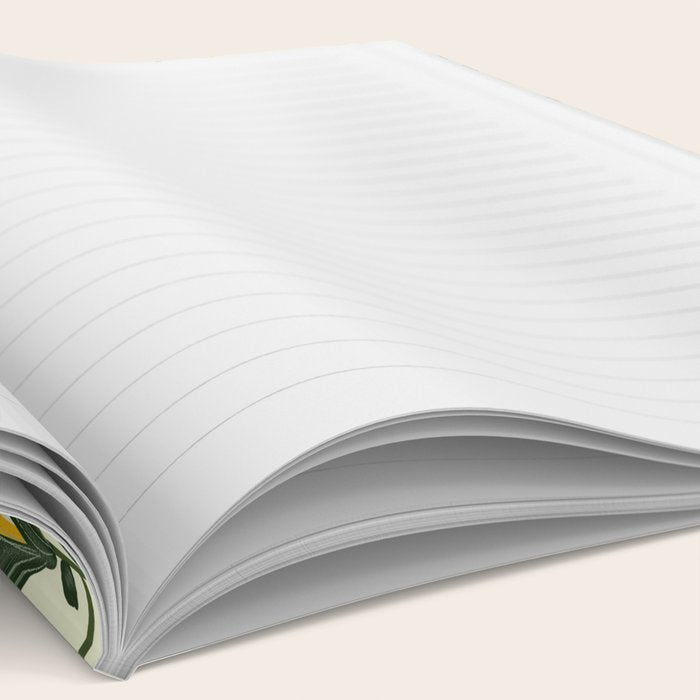 Yellow Bright Flower Pattern Notebook Gallery Image 2