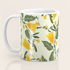Yellow Bright Flower Pattern Coffee Mug Gallery Image 3