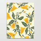 Yellow Bright Flower Pattern Notebook Gallery Image 4