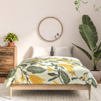 Yellow Bright Flower Pattern Comforter Gallery Image 3