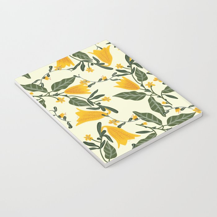 Yellow Bright Flower Pattern Notebook Gallery Image 3