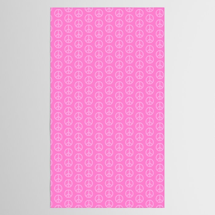 Peace Symbols - Pink Tablecloth Gallery Image 2