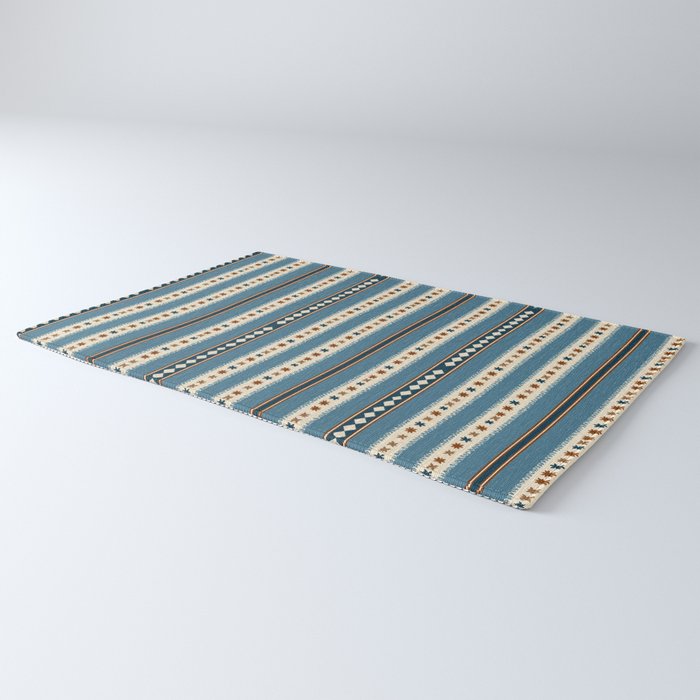 Vintage Woven Stripe - Cozy Heirloom Rug Gallery Image 3