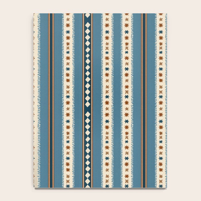 Vintage Woven Stripe - Cozy Heirloom Notebook Gallery Image 4