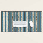 Vintage Woven Stripe - Cozy Heirloom Desk Mat Gallery Image 1